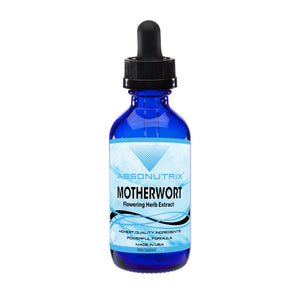 Absonutrix Motherwort Flowering Herb Extract 650 mg per serving 4 oz Big Bottle 120 Days Supply