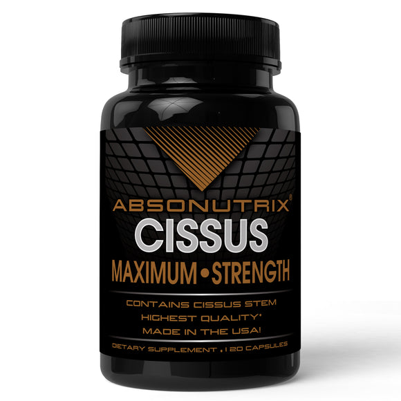 Absonutrix Cissus Xtreme 120 caps 1600 mg per serving helps manage body and muscle pain Made in USA