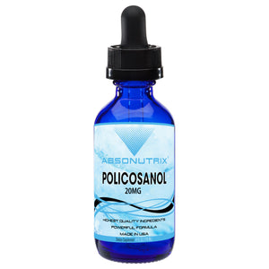 Absonutrix Policosanol 20mg 4 Fl Oz Helps support healthy cholesterol levels, heart health and circulatory health. All natural Made in USA