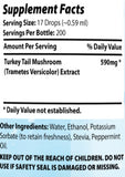 Absonutrix Turkey Tail Mushroom Extract Trametes versicolor 590 mg helps boost immunity antioxidant 4 Fl Oz Made in USA