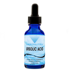 Absonutrix Ursolic Acid 593 mg per servings 4 Fl Oz Helps burn fat and increase lean muscle Antioxidant Made in USA