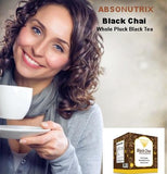 Absonutrix Black Chai Whole Artisan full Pluck Black Tea 100mg  Remarkable Aroma helps relax
